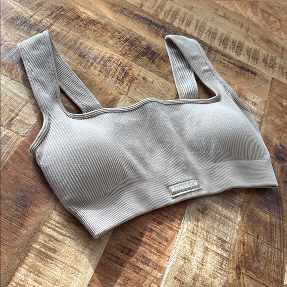 🟤 ⚪️NWOT Ribbed Seamless Bra Sz L⚪️🟤 - Picture 4 of 9
